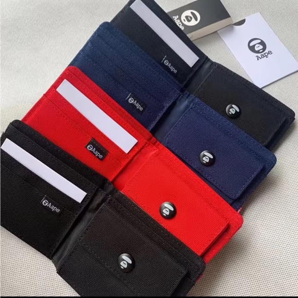 NWT A Bathing Ape Purse Coin Men's Wallet styled - Picture 13 of 16